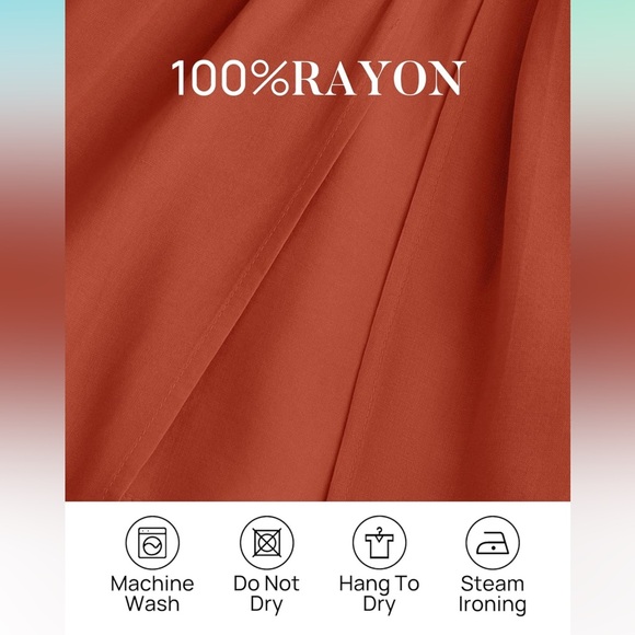 Off Shoulder Long Sleeve Smocked High Waist Side Split Flowy Long Maxi dress - Picture 4 of 7